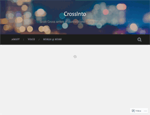 Tablet Screenshot of crossinto.com